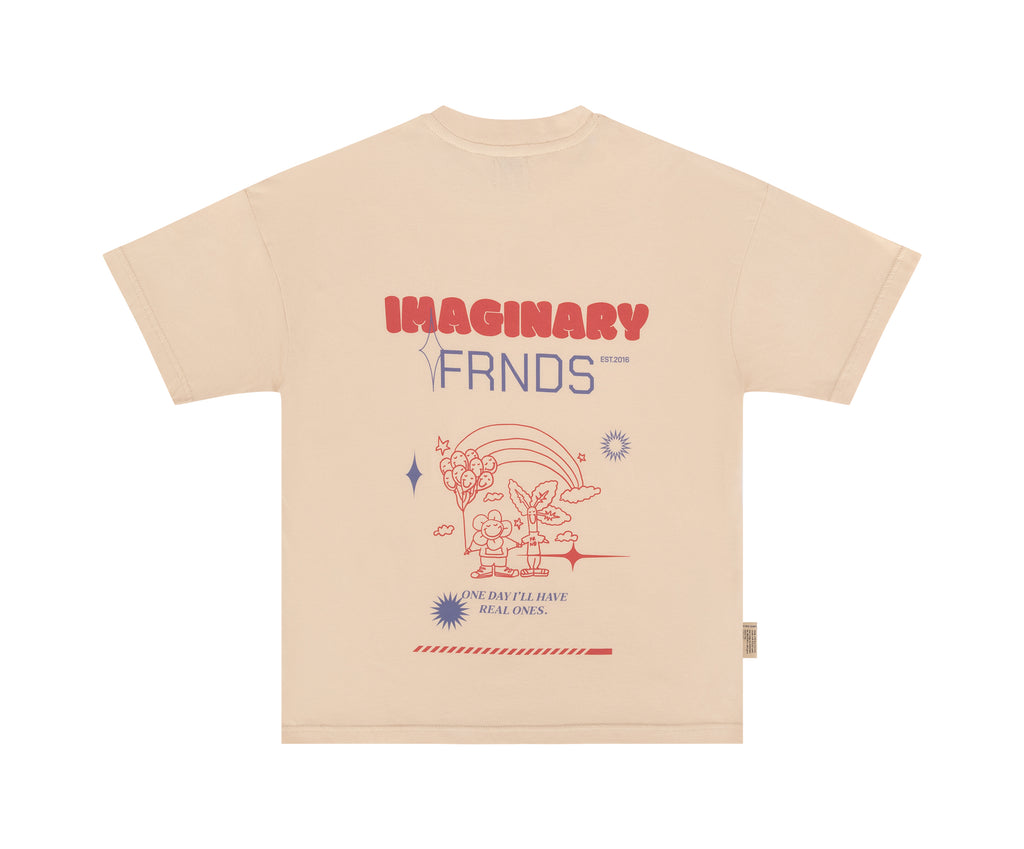 Imaginary FRNDs T-shirt Beige