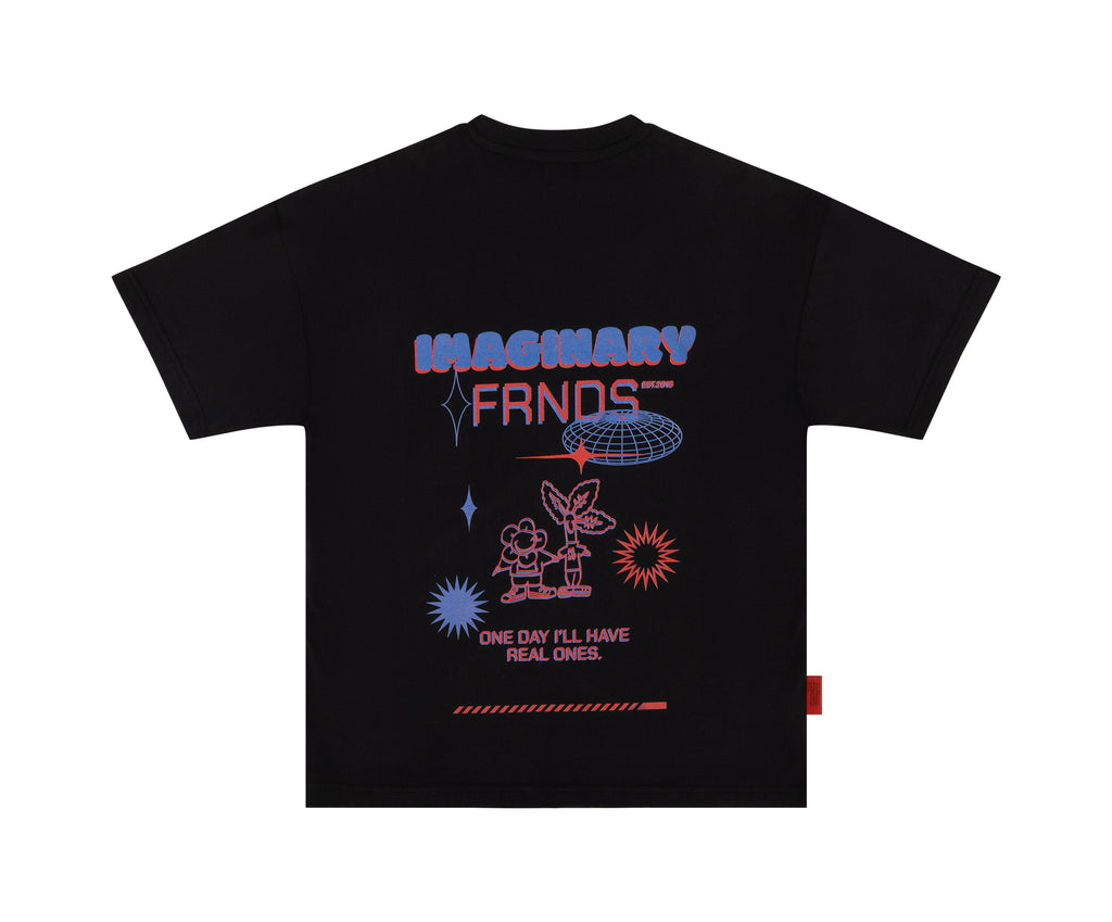 Imaginary FRNDs T-shirt Black