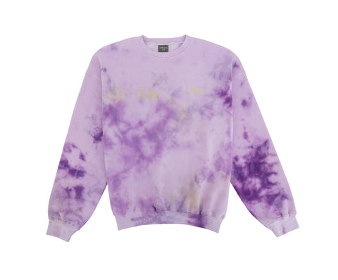 A (FRND) of Mine Sweatshirt White + Purple TIE DYE