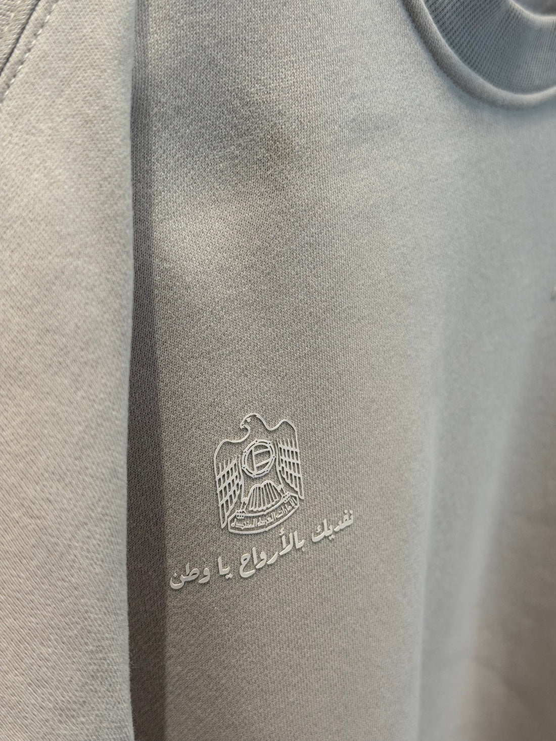 نفديك بالأرواح يا وطن Sweatshirt in Beige
