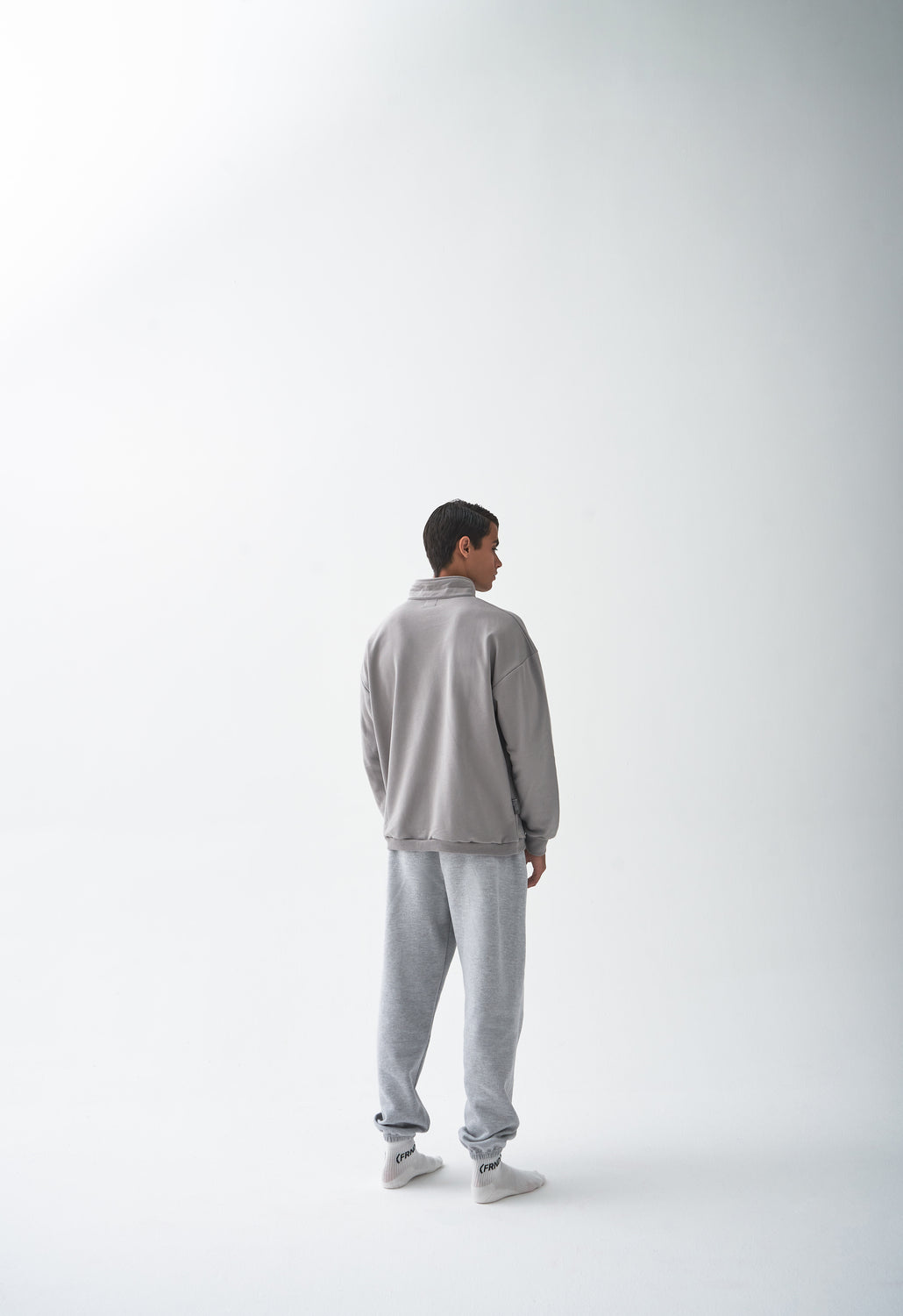 (FRND) Polo Pullover Light Grey