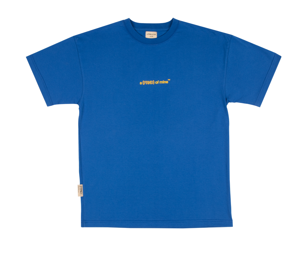 (FRND) Label T-shirt Blue